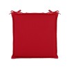 Perna pentru scaun, 40x40 cm, Rezistent la apa, Rosu, Poliester/Spuma, ATU-080305, Oem
