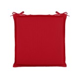 Perna pentru scaun, 40x40 cm, Rezistent la apa, Rosu, Poliester/Spuma, ATU-080305