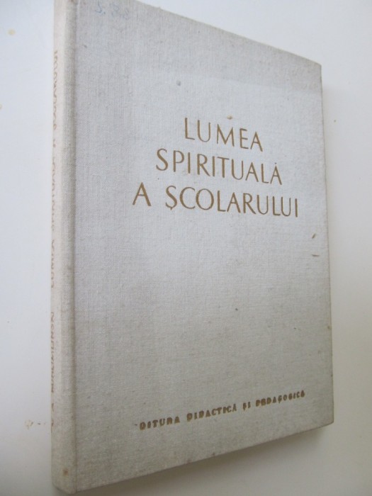 Lumea spirituala a scolarului (preadolescenta si adolescenta) -