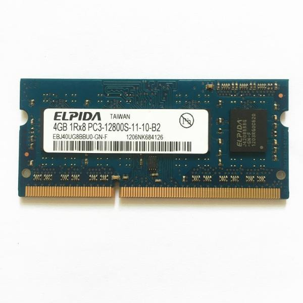 Memorie Laptop Elpida 4GB DDR3 PC3-12800S 1600 Mhz 1.5V EBJ40UG8BBU0