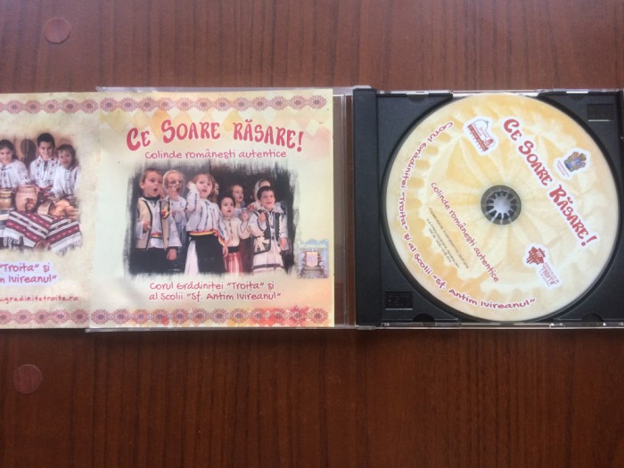 ce soare rasare colinde romanesti autentice cd disc muzica de sarbatori prologos