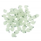 Pandantiv inima jad fluorescent 15mm, Stonemania Bijou