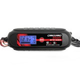 Redresor auto inteligent Carguard, 12 V, 4 A, 120 Ah, 10 nivele, ecran LCD