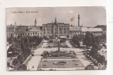 RF175 - Carte Postala - Satu Mare. Piata Libertatii, circulata 1962