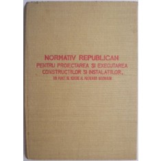 Normativ republican pentru proiectarea si executarea constuctiilor si instalatiilor. Din punct de vedere al prevenirii incediilor
