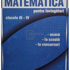 E. Dancila - Matematica pentru invingatori, clasele III - IV (editia 2004)