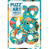Puzzle Octopus - Set cu tematica caracatita colorata, Djeco