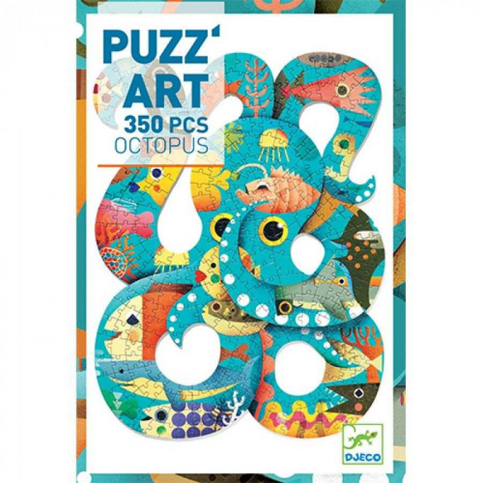 Puzzle Octopus - Set cu tematica caracatita colorata