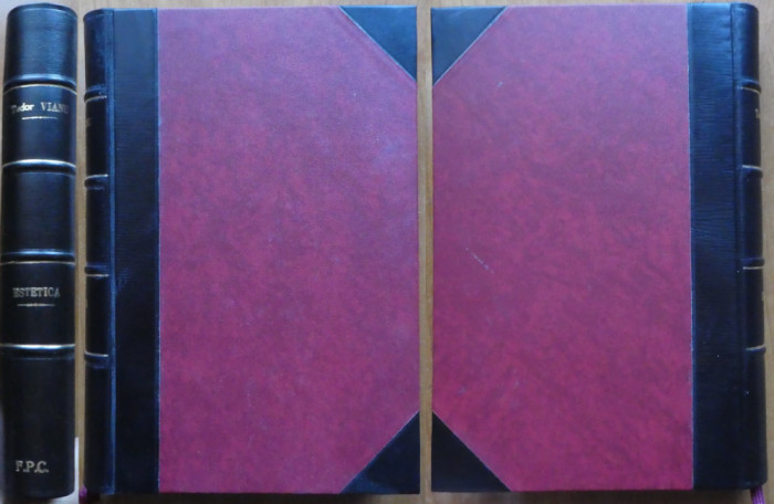 Tudor Vianu, Estetica, 1939, legatura piele