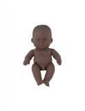 Papusa vinil 21 cm Baiat african Miniland