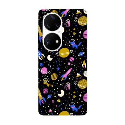 Husa compatibila cu Huawei Nova Y70 model Space doodle, Silicon, TPU, Viceversa foto