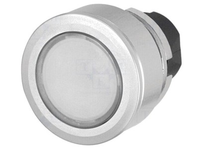 Comutator apăsare 30mm EAO alb IP65 foto