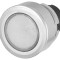 Comutator apăsare 30mm EAO alb IP65