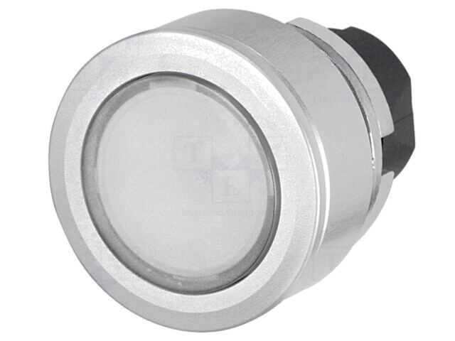 Comutator apăsare 30mm EAO alb IP65