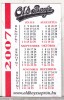 Bnk cld Calendar de buzunar 2007 Ungaria - Old Boys