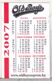 Bnk cld Calendar de buzunar 2007 Ungaria - Old Boys
