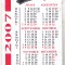 bnk cld Calendar de buzunar 2007 Ungaria - Old Boys