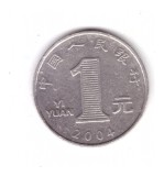 Moneda China 1 yuan 2004, stare buna, curata