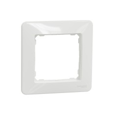 Rama Schneider Electric Sedna SDD311801, 1 post, alb, pentru priza / intrerupator