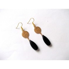 cercei howlite negru 44611