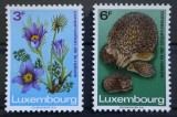 BC503, Luxemburg 1970, 2 serii fauna, pasari (2 poze), Nestampilat