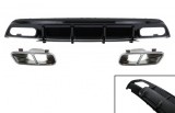 Difuzor bara spate Mercedes W176 A-Class 2013-2018 cu ornamente A45 Look