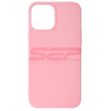 Husa iPhone 12 Pro Max Silicon Mat Roz | Toc TPU Slim Antiderapant