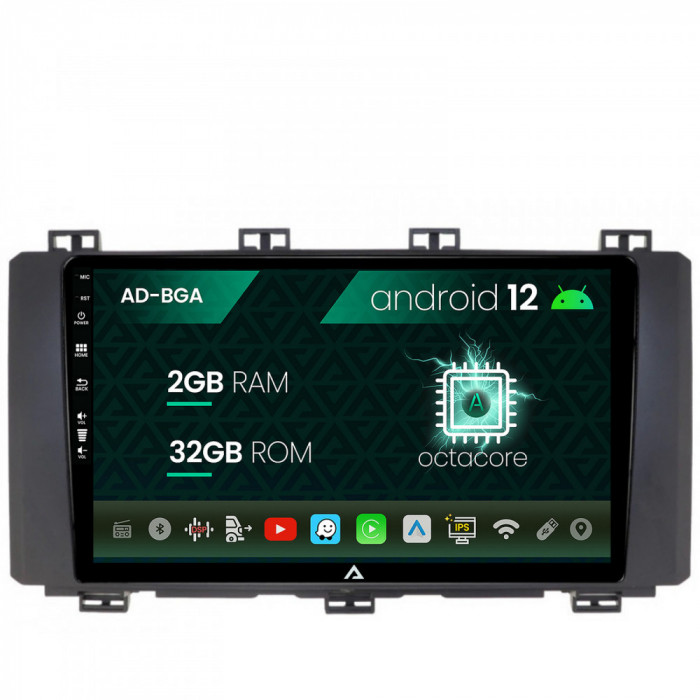 Navigatie Seat Ateca (2016-Prezent), Android 12, A-Octacore 2GB RAM + 32GB ROM, 9 Inch - AD-BGA9002+AD-BGRKIT045V2