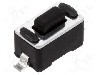Microintrerupator 3x6mm, OFF-(ON), SPST-NO, NINIGI -