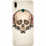 Husa silicon pentru Huawei Y9 2019, Skulls And Roses