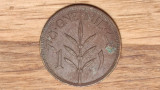 Palestina britanica - moneda istorica - 1 mil 1927 bronz patinat - impecabila !, Asia