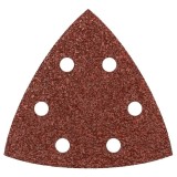 Bosch 2609256957 - Set foi abrazive delta 93x93x93 mm granulatie mixta 6 gauri 10 bucati