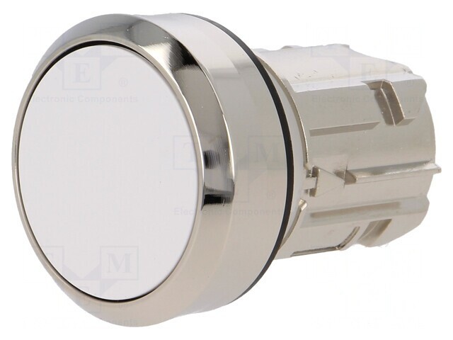 Comutator Apăsare 22mm Alb