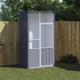 VidaXL Colivie pentru păsări antracit 115x78x200 cm oțel galvanizat
