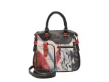 Geanta JANET DENESE multicolor, THE LIGHT, din piele ecologica