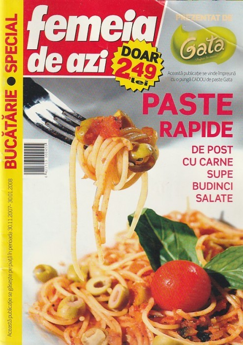 FEMEIA DE AZI - PASTE RAPIDE