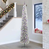 VidaXL Brad de Crăciun artificial Verde 270 cm PVC și oțel și plastic 3395059