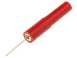 Terminal de măsurare 1A roșie 0,6mm x 54mm
