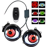 Set 2 Lampi cu lupa display LED, 6 moduri iluminare, telecomanda, 160W/set