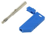 Conector banană 4mm 24A neizolat