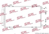 Condensator climatizare AC Suzuki Sx4, Vitara, motor: 1.6, Condensator cu uscator integrat, 685x395x12, SRLine, miez si rezervor din aluminiu brazat,