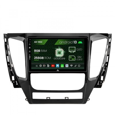Navigatie Mitsubishi Pajero (2016-2018), Android 13, Z-Octacore 8GB RAM + 256GB ROM, 9 Inch - AD-BGZ9008+AD-BGRKIT270 foto