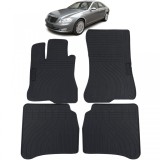 Set Premium de Covorase din Cauciuc pentru Podea Negru pentru Mercedes S-Class W221 05-13 Performance AutoTuning