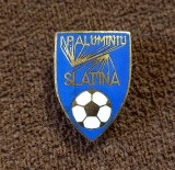 Insigna fotbal - AS &quot;I.P. ALUMINIU&quot; SLATINA (varianta 1)