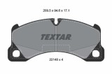 TEXTAR 2214801 set placute frana,frana disc