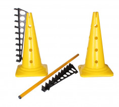 Set of Hurdles with Cones SP-1 2x Cone with Hanger + Bar foto