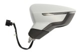 Oglinda usa exterioara Seat Arona, 20; Ibiza, 10.20, partea Stanga, reglare electrica; grunduit; incalzit; sticla convexa; geam cromat; 8 gauri / 6