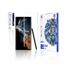 Folie Compatibila cu Samsung Galaxy S22 Ultra 5G Lito 3D UV Glass Transparent