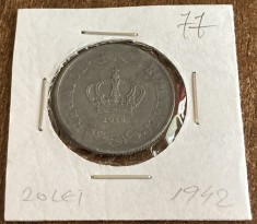 C10 77 - Moneda foarte veche - Romania - 20 lei 1942