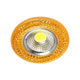 Spot LED Incastrabil, 3W, Sticla, Auriu ModernLight Concept